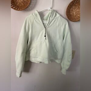 Lululemon oversized, scuba, hooded half zip